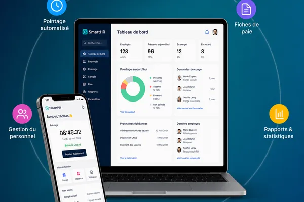 SmartHR — Automatisation RH & Paie — Agence Web de Prestige